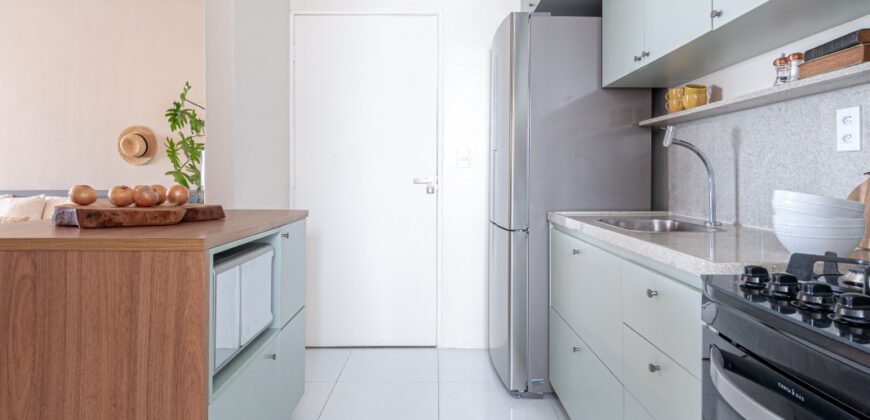 Apartamento nascente com 3 quartos e armários planejados