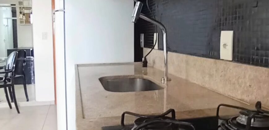 Apartamento quarto e sala, mobiliado, com 40m²