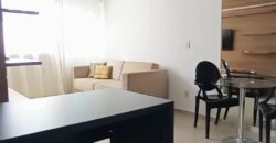 Apartamento quarto e sala, mobiliado, com 40m²