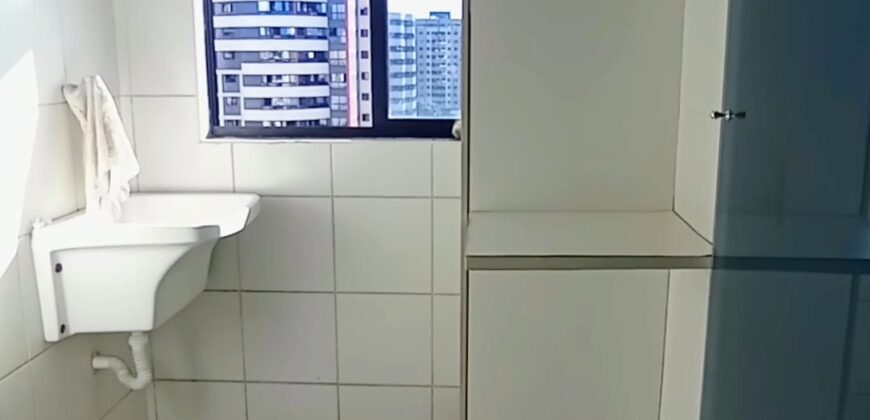 Apartamento quarto e sala, mobiliado, com 40m²