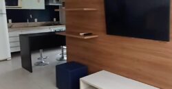 Apartamento quarto e sala, mobiliado, com 40m²