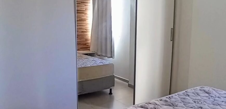 Apartamento quarto e sala, mobiliado, com 40m²