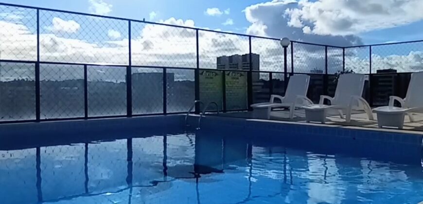 Apartamento quarto e sala, mobiliado, com 40m²